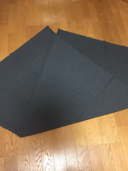 Thumbnail of 541. Fabric ☆ Dot Pattern, Dark Gray with Light Gray ☆ Polka Dots