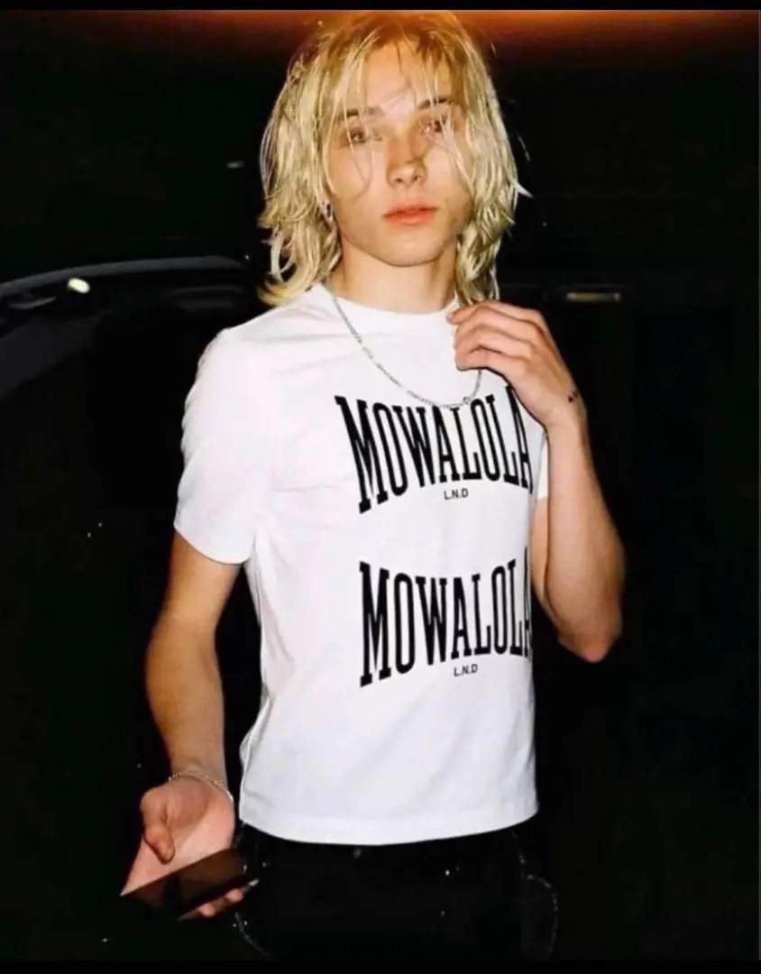 Mowalola Double Logo Nettspend 着用 M Mowalola Double Logo Nettspend 着用 Tシャツ M - メルカリ