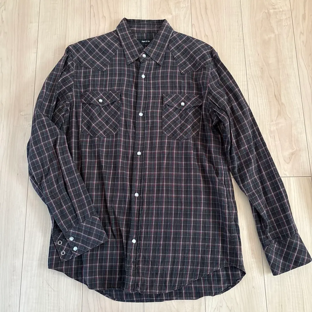 Thumbnail of COMME CA ISM Checkered Long Sleeve Shirt