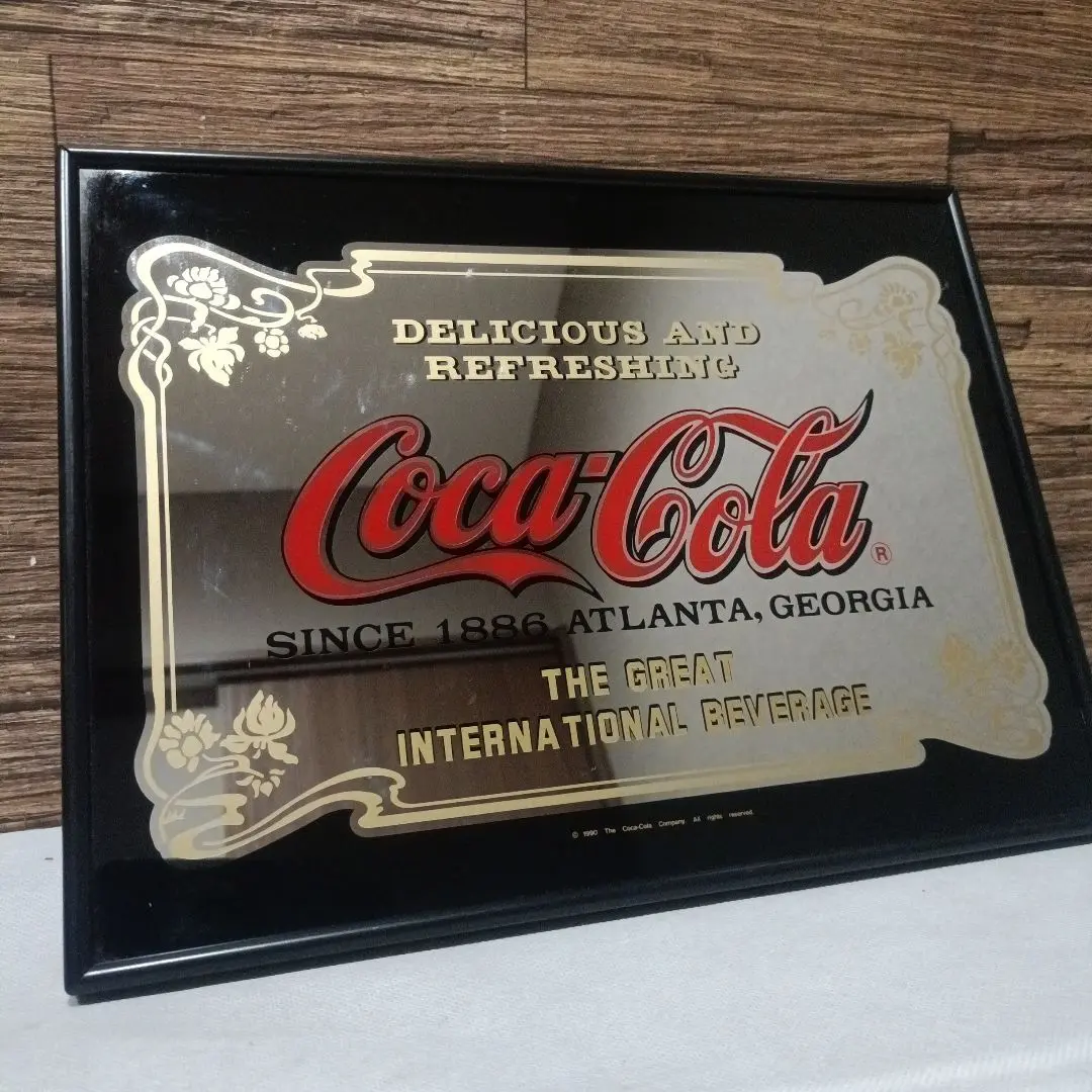 80s CocaCola コカコーラ ヴィンテージ パブミラー 限定 壁掛け鏡 楽天市場】コカコーラ 鏡 パブミラー（PJP-008）57.5cm 壁掛け