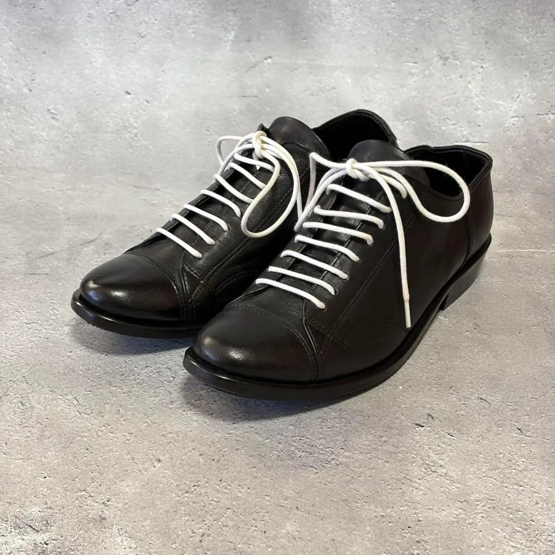 未使用級　ヨウジヤマモト 厚底レースアップシューズ 革靴ローファー 2025年最新】Yohji Yamamoto レディース ローファー・革靴の人気