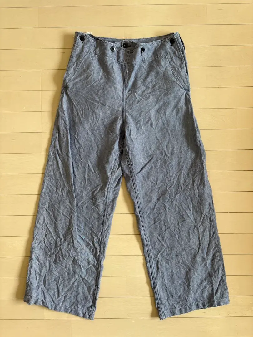 1950年代 法國海軍亞麻水手褲 的縮圖