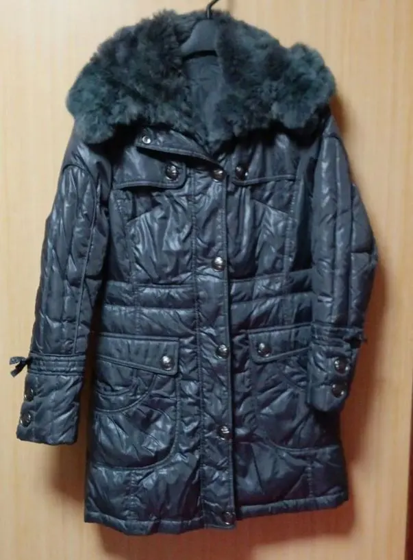 Thumbnail of Down coat with 100% rabbit fur ♪