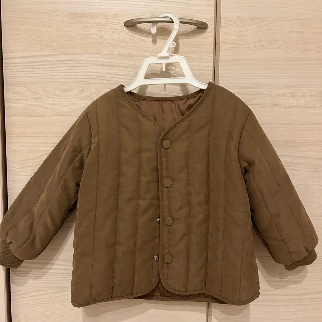 Thumbnail of *Price reduced* Baby Beige Quilted Blouson 80cm