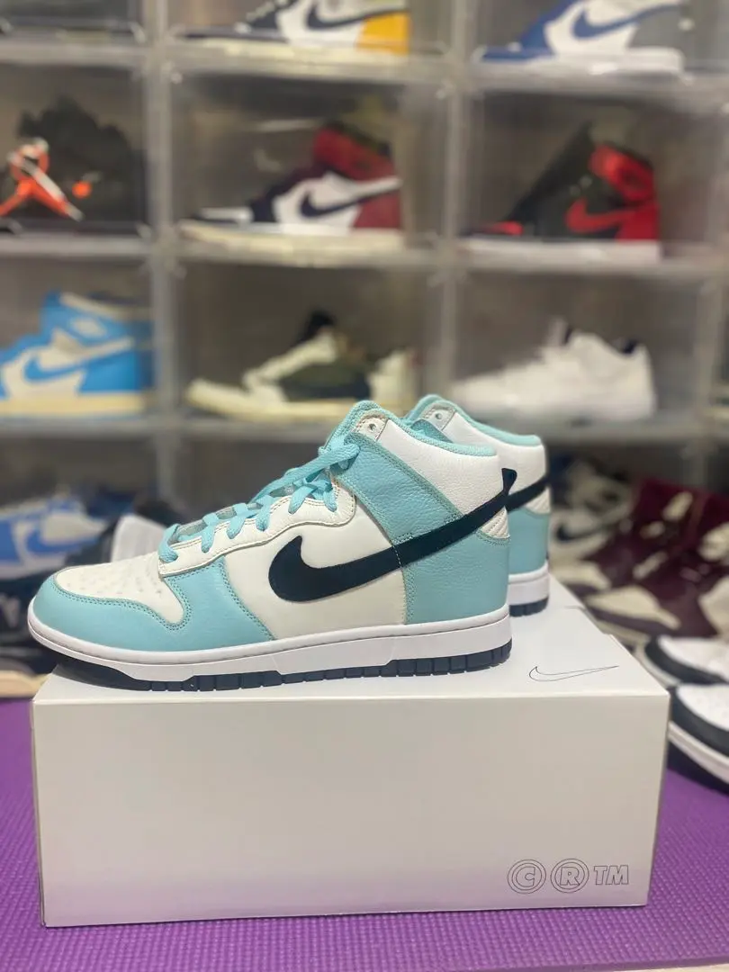 NIKE DUNK HI ティファニーカラー　サイズ29.5cm by you nike by you ダンク ハイ ティファニー - メルカリ