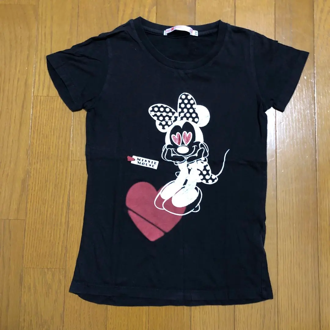 Thumbnail of UNIQLO Minnie Mouse T-shirt, black, size 140
