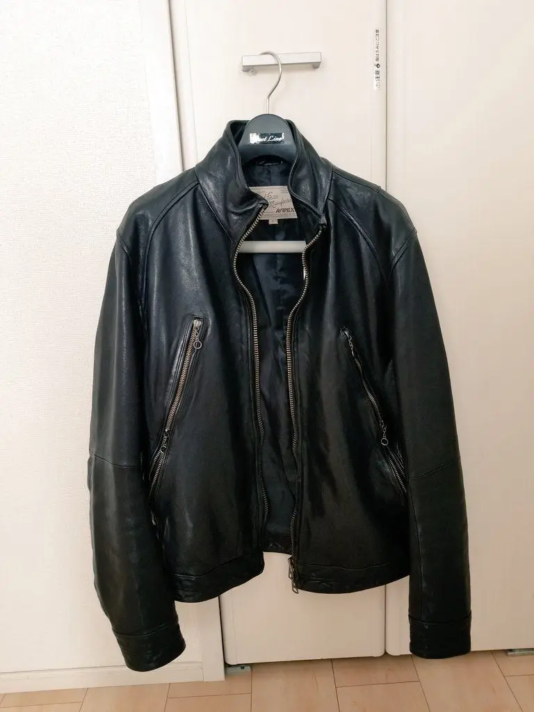 BlackEyePatch × AVIREX 取扱注意 レザージャケット XL - メルカリ