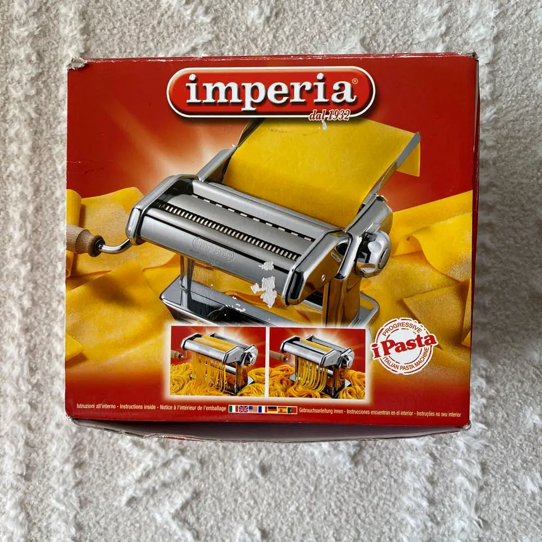 E69◆インぺリア　パスタマシン　未使用　箱付　手動式　SP-150　ITALY インペリア パスタマシーンSP-150/手動式の通販-フクジネット