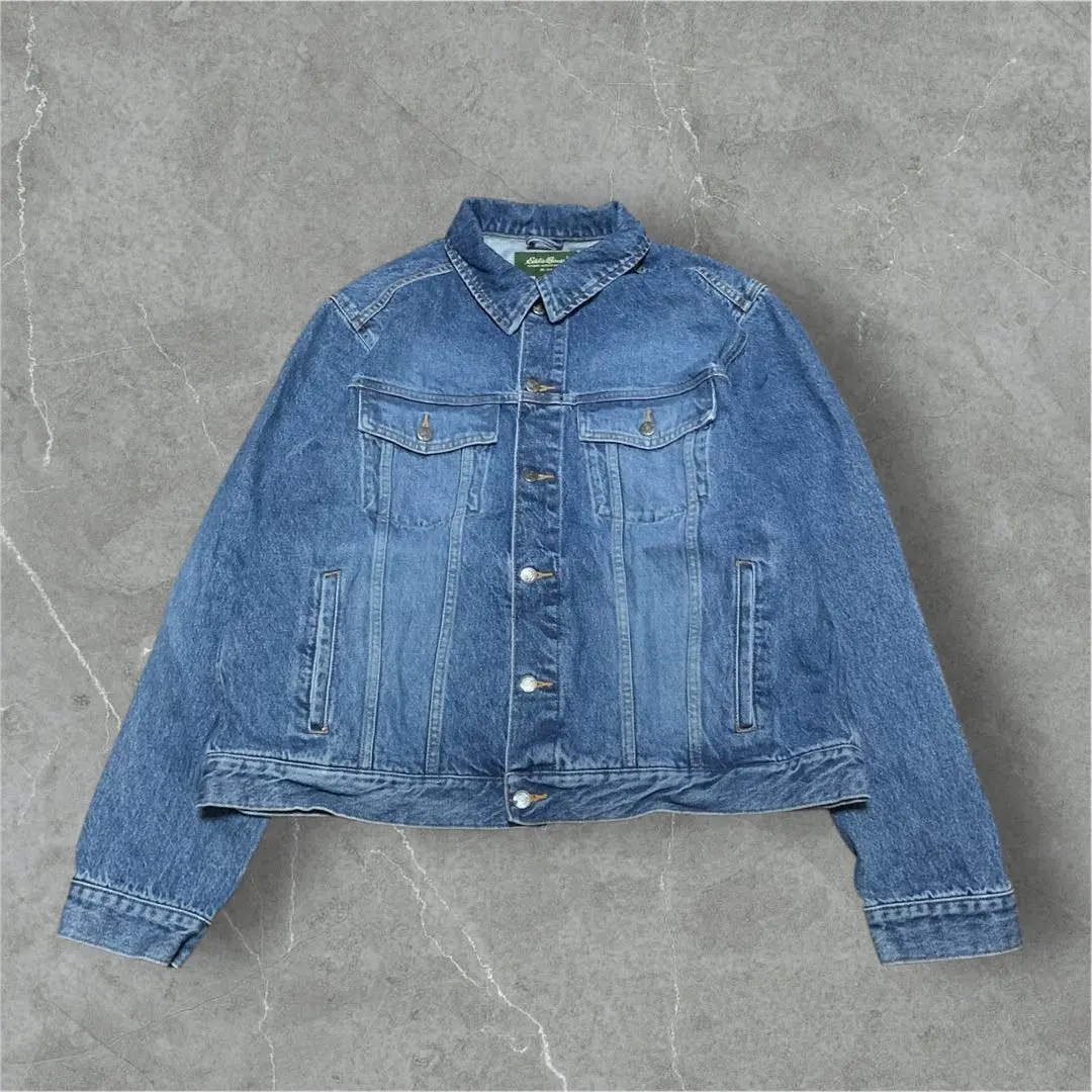 80s 90s エディーバウアーデニムジャケットブルゾンXXLクロタグ 80s 90s エディーバウアーデニムジャケットブルゾンXXLクロタグ