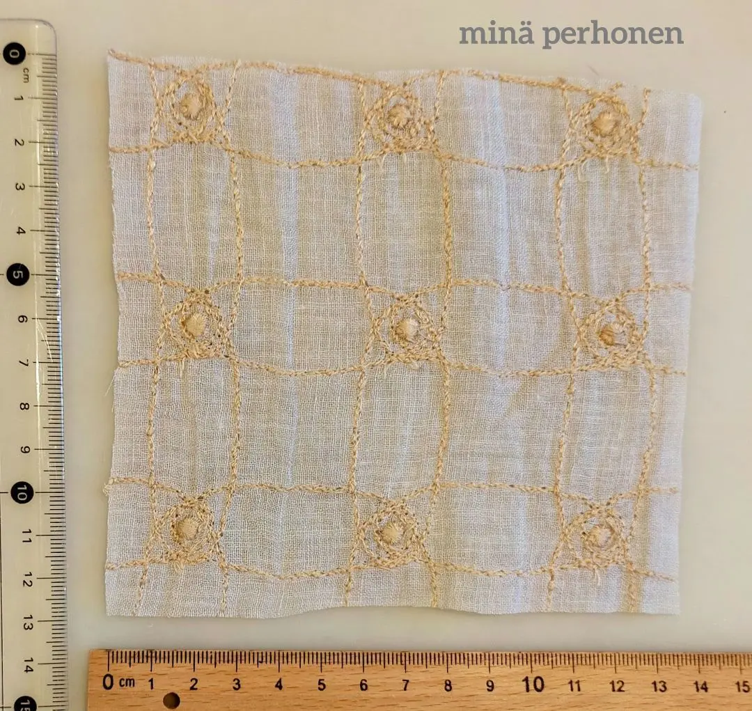 ミナペルホネン♡リネン ワンピース 刺繍 ベルト cantuccio 黄色