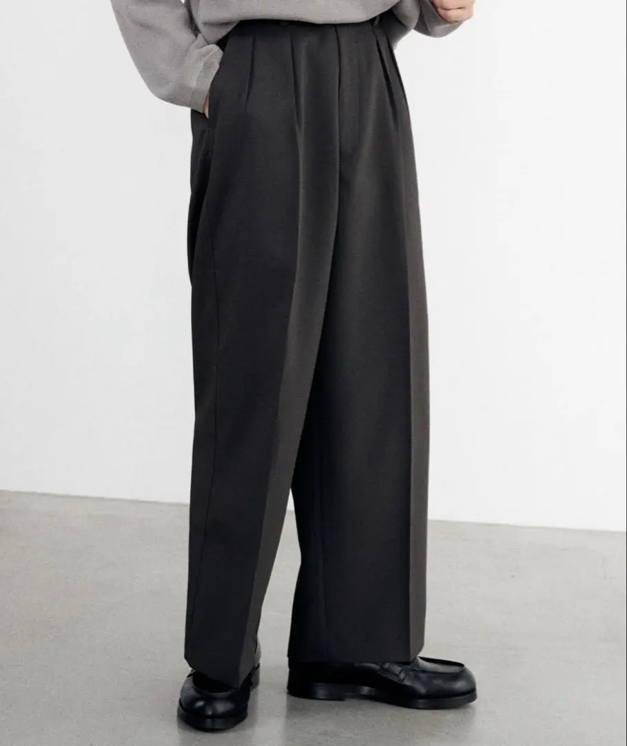 LIDNM / Llife ONLINE STORE / Llife DOBBY MESH BAGGY SLACKS