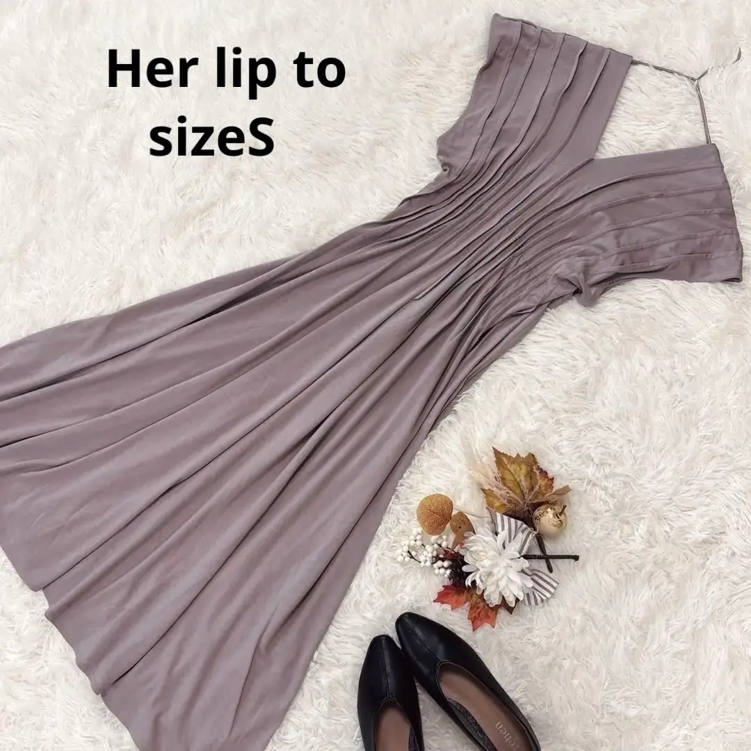 herlipto Ambient Long Dress ブラック 2025年最新】Ambient long dress herliptoの人気アイテム - メルカリ