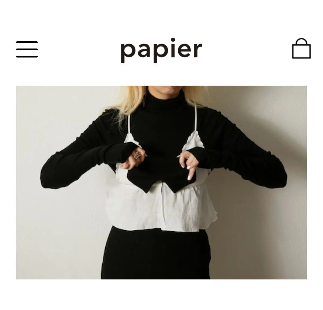 2025年最新】papier ビスチェの人気アイテム - メルカリ