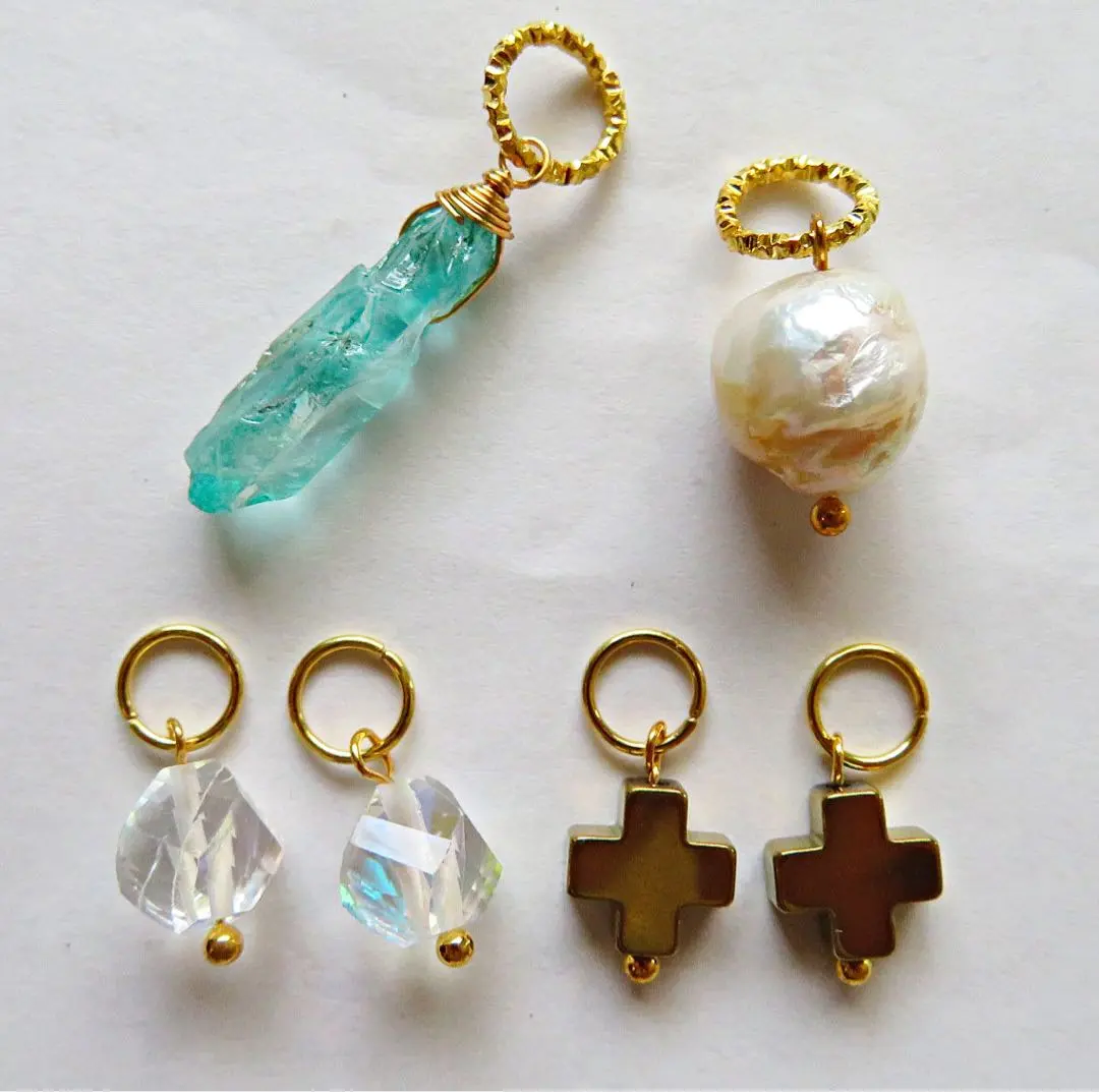 Thumbnail of [No. b97] Inventory Clearance: Assorted Natural Stone Charms ④