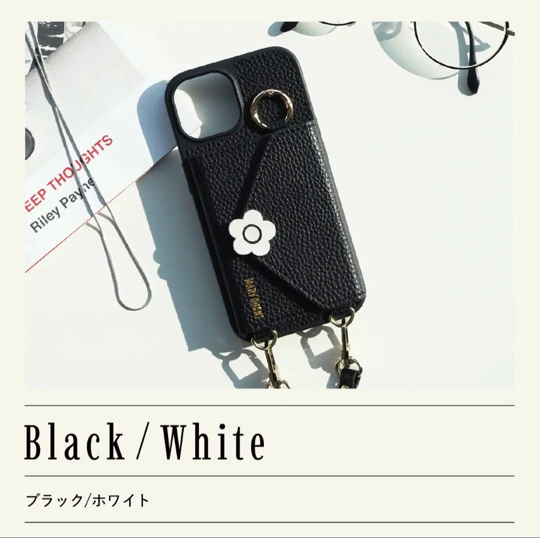 【美品】マリークワント　MARYQUANT マリクワ　スマホケース　ストラップ MARY QUANT マリークヮント iPhone16 スマホケース スマホ