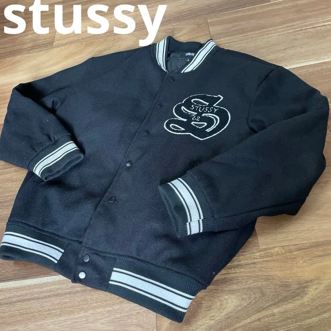 Stussy スタジャン 緑 '22