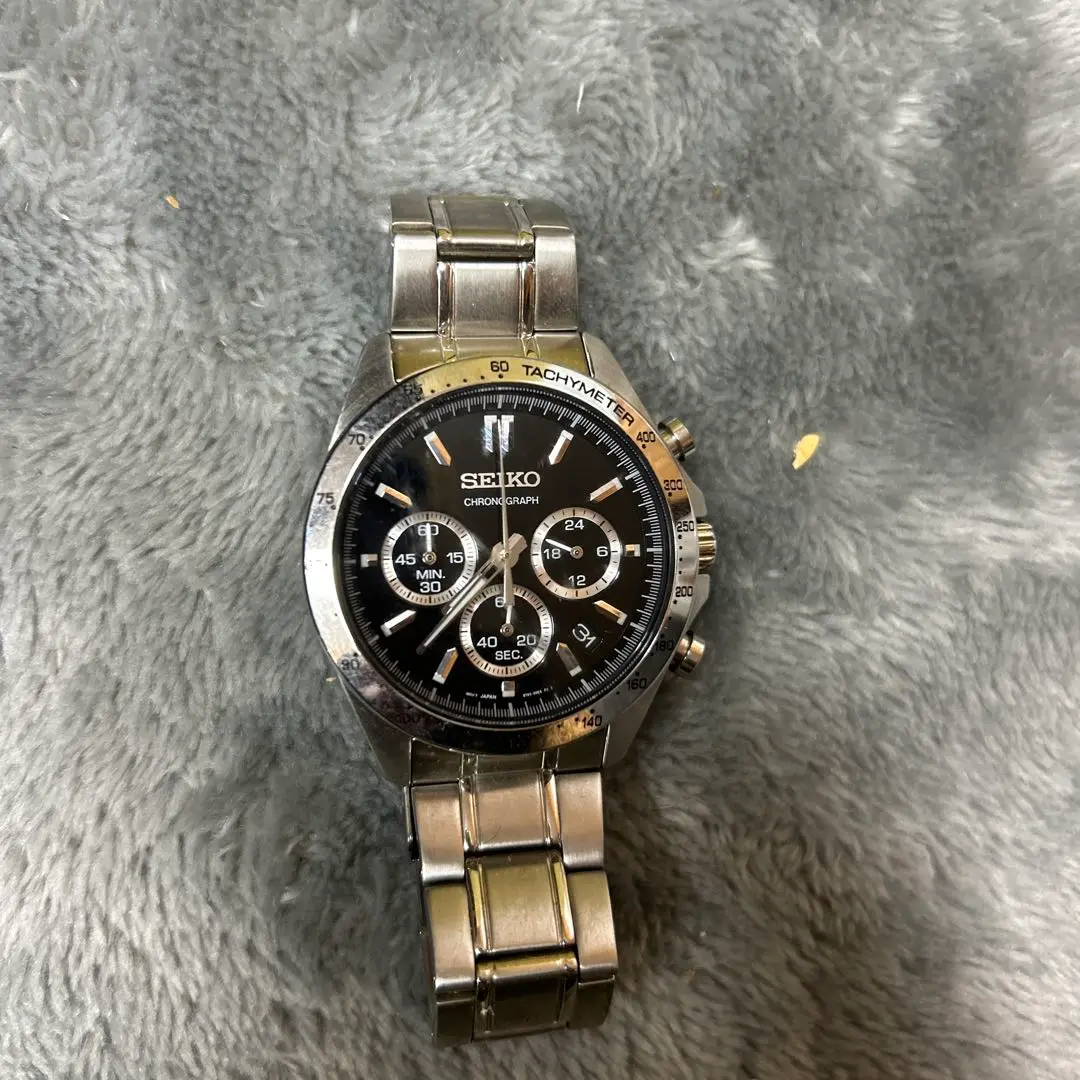 SEIKO クロノグラフ 100M防水 時計　最終値下 SEIKOセイコー クロノグラフ100M防水腕時計の買取実績 | 買取