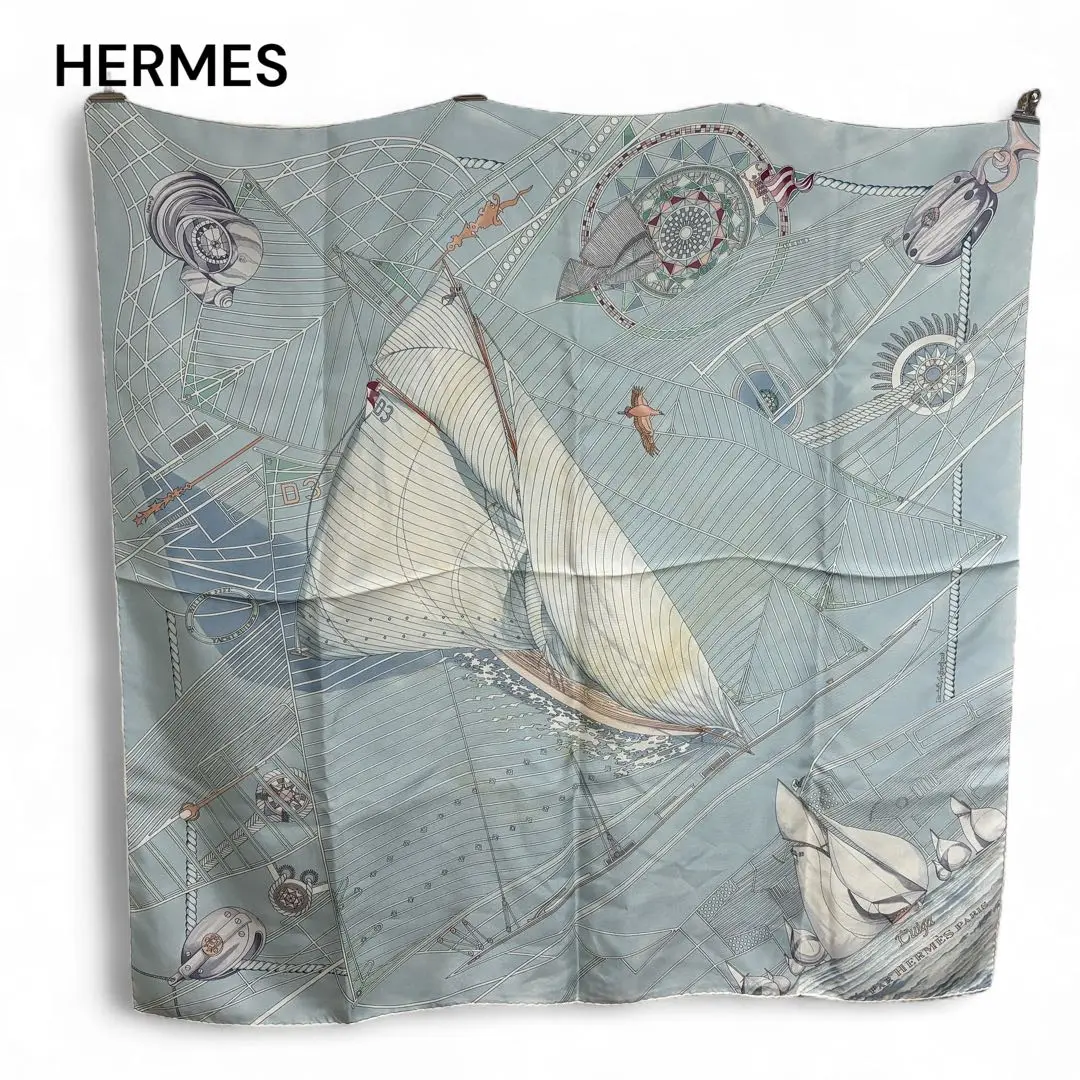 ☘️新品未開封☘️ HERMES　Tuiga 帆船　スカーフ カレ90 楽天市場】エルメス HERMES スカーフ カレ90 シルク Tuiga 帆船