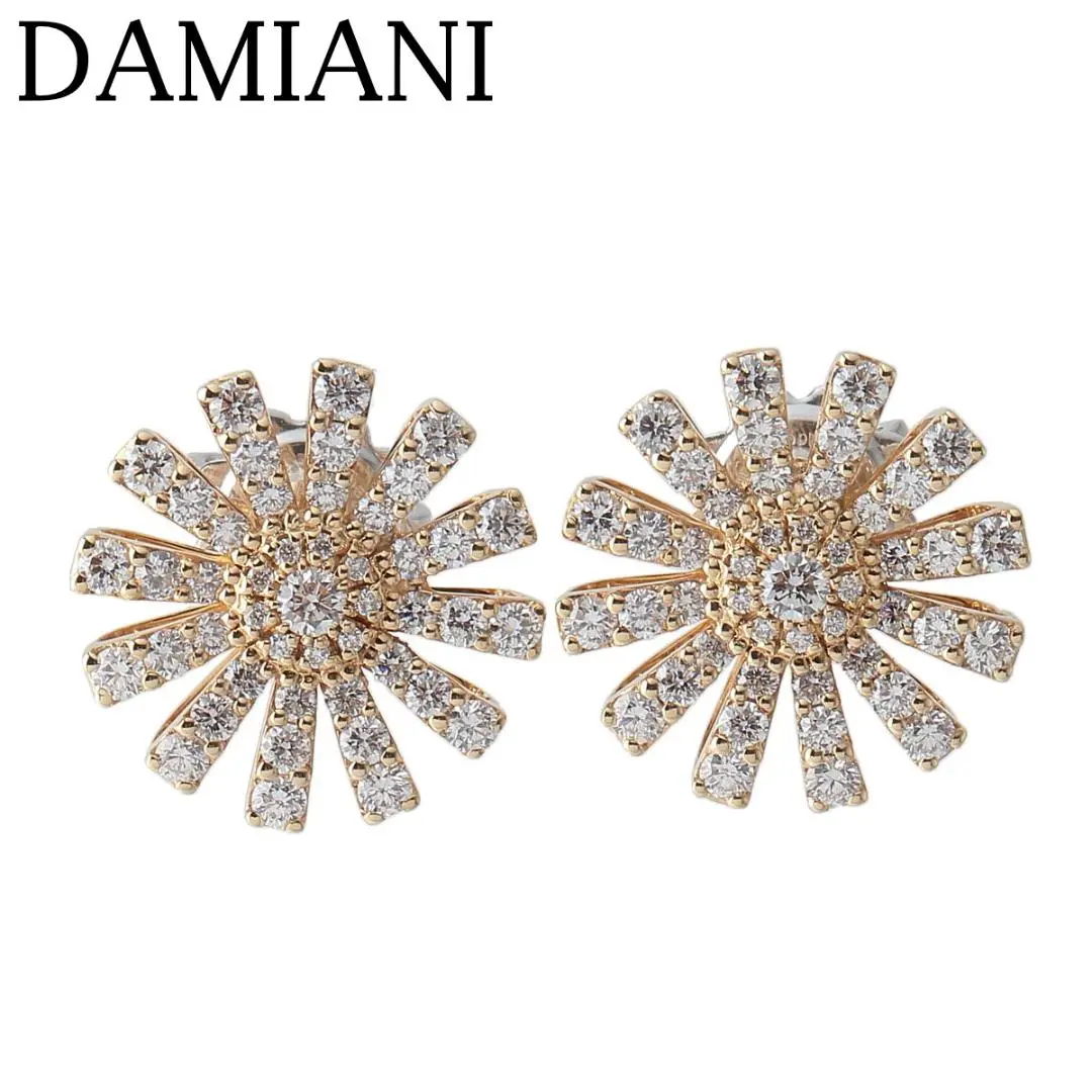 DAMIANI フラワーピアス ホワイトゴールド・プラチナ