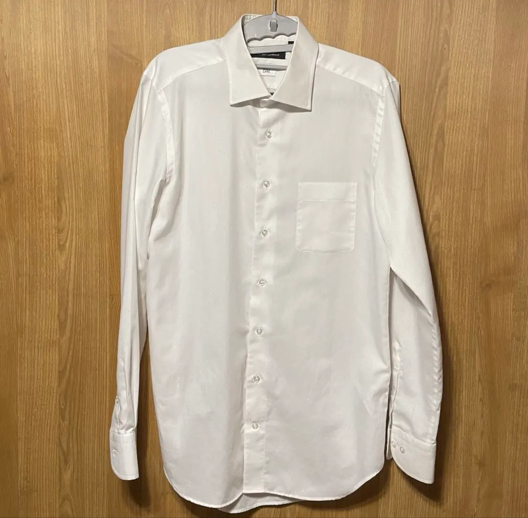 D*K 樣 THE SUIT COMPANY 白色長袖襯衫 39-86 的縮圖