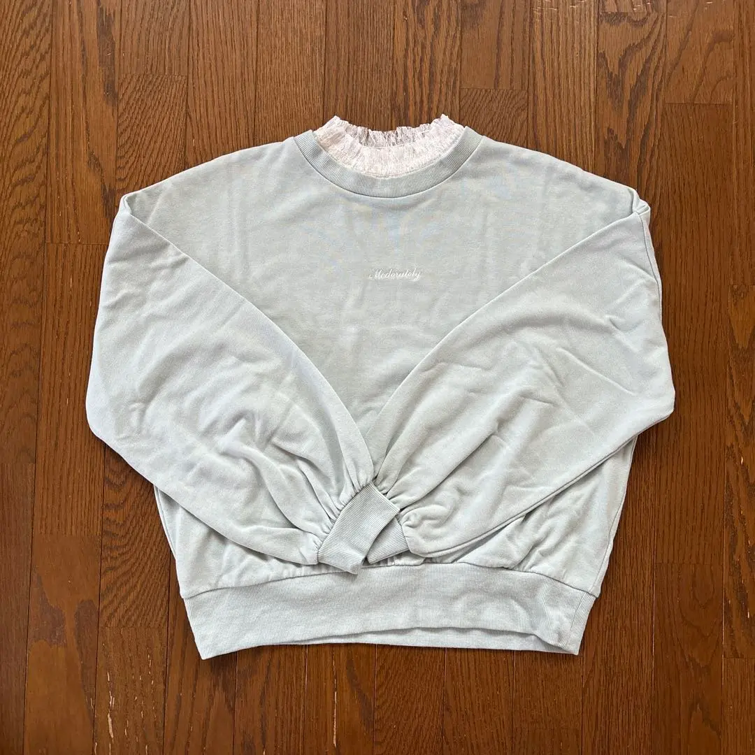 Thumbnail of Mint Green Frill Sweatshirt M