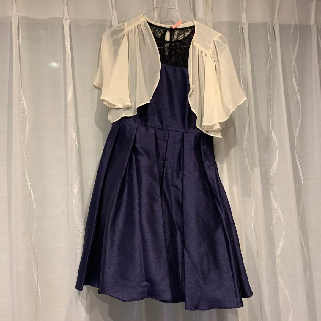 Thumbnail of Aimer Navy Flare Dress & Bolero Set