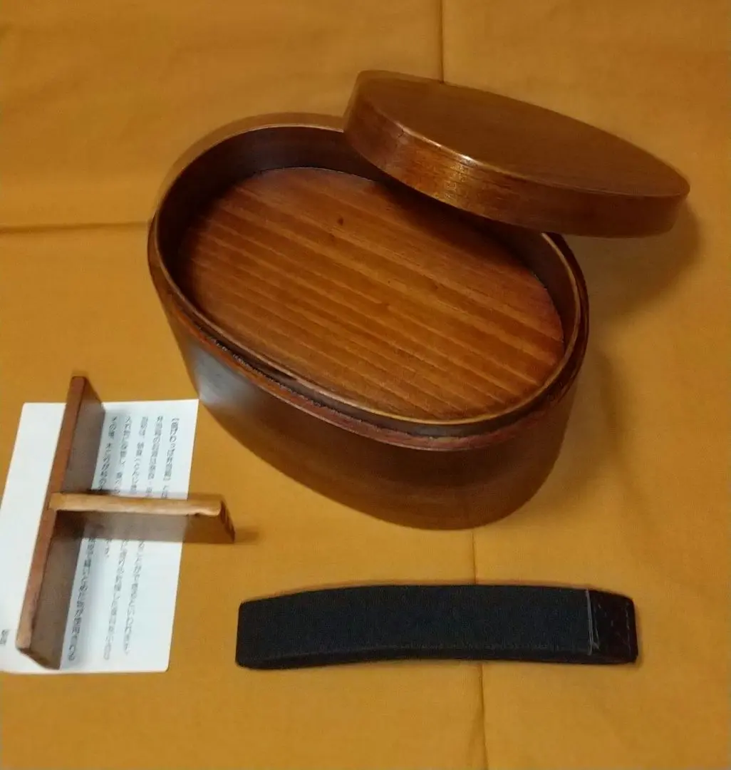 a450 井川 メンパ 弁当箱 曲わっぱ 　海野　想次　工芸品　古物 a450 井川 メンパ 弁当箱 曲わっぱ 海野 想次 工芸品 古物