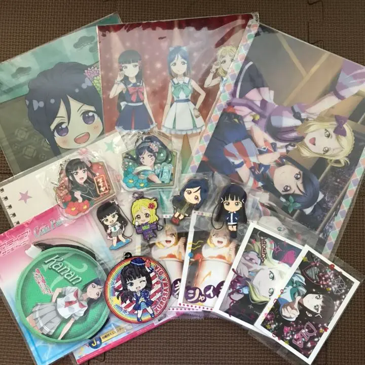 友美　ラブライブ！サンシャイン‼︎Aqours黒澤ダイヤパスケースポーチ グッズ: ラブライブ！サンシャイン!! ダイカットパスケース 黒澤