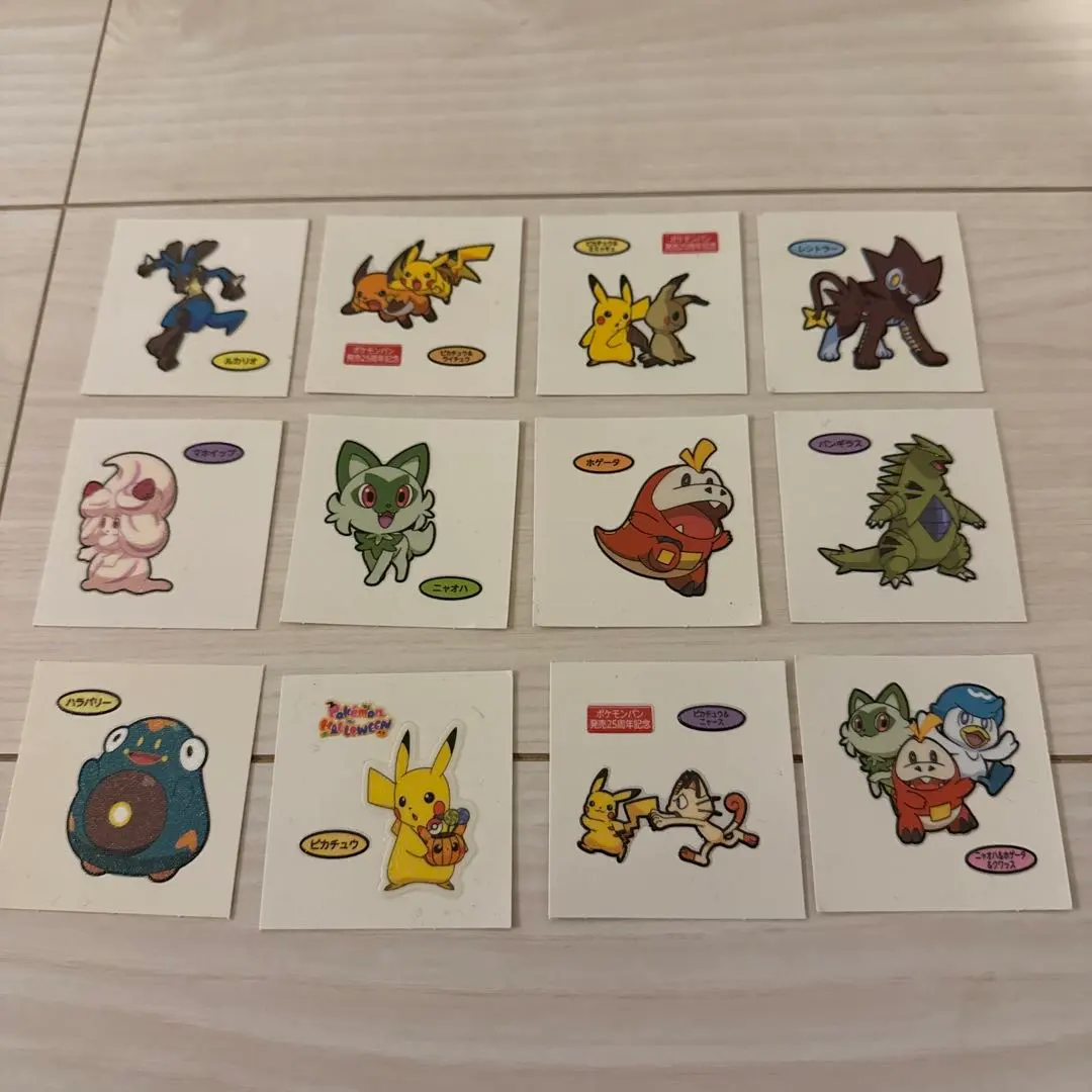 Thumbnail of Pokemon stickers, set of 12