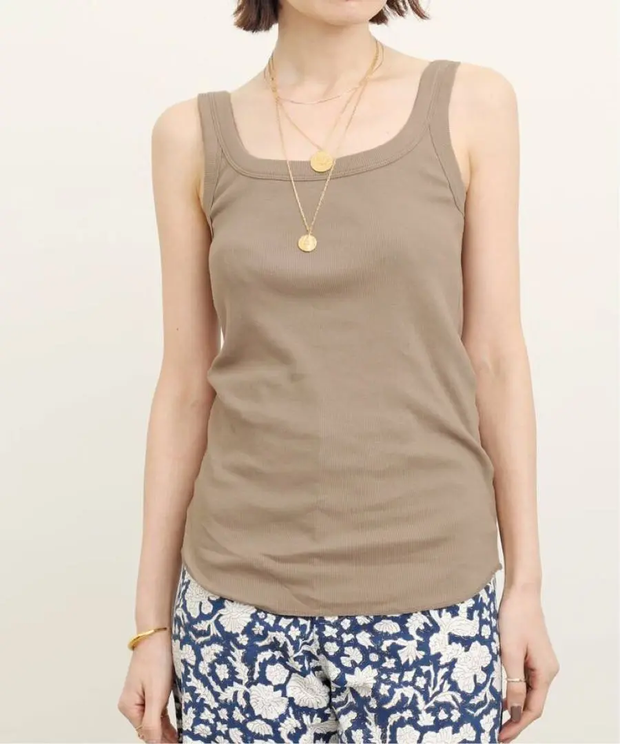 GOOD GRIEF!/グッドグリーフ】SQUARE NECK TANK TOP（タンク