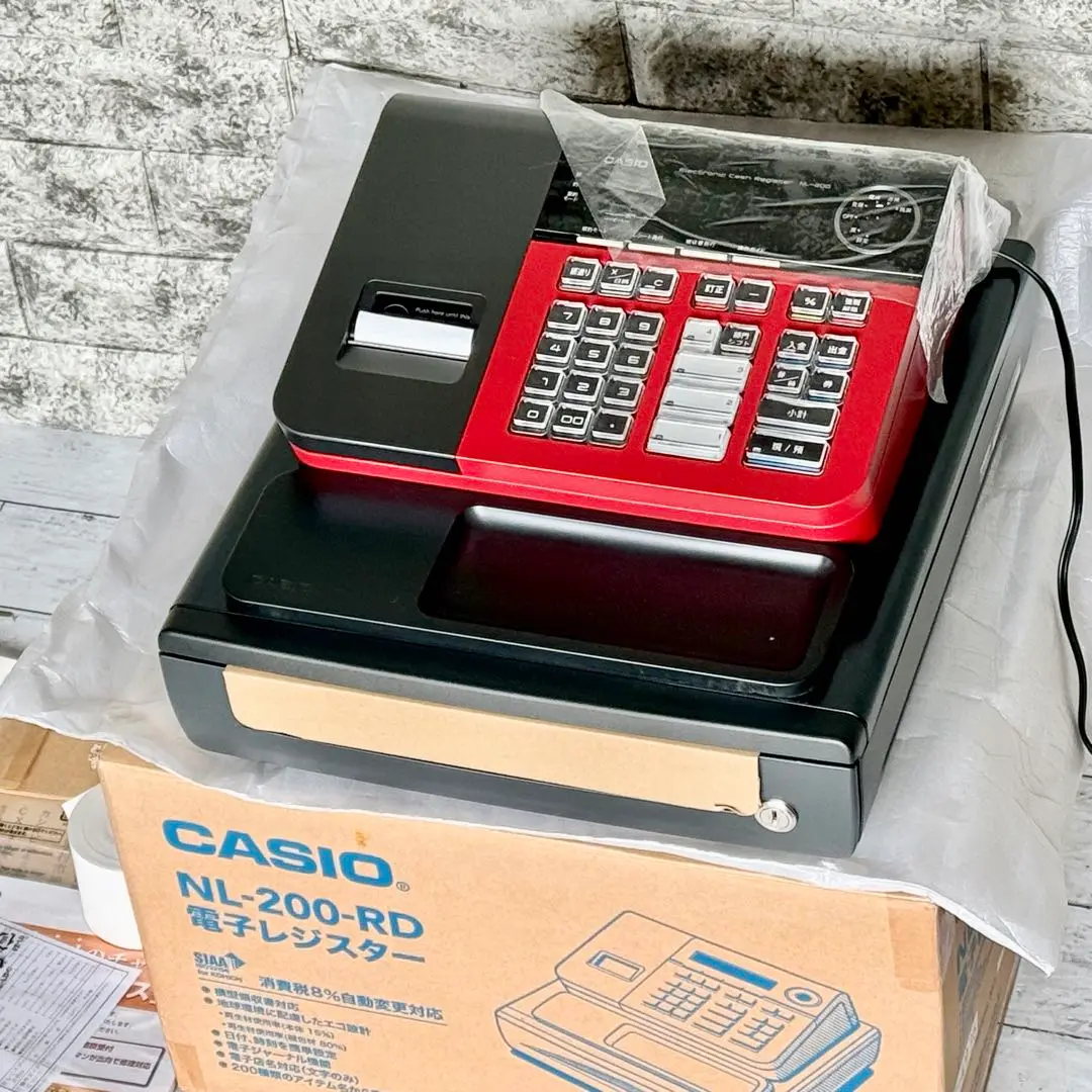 【美品良品】CASIO 電子レジスター NL−200/説明書、レシート付き 美品良品】CASIO 電子レジスター NL−200/説明書、レシート付き