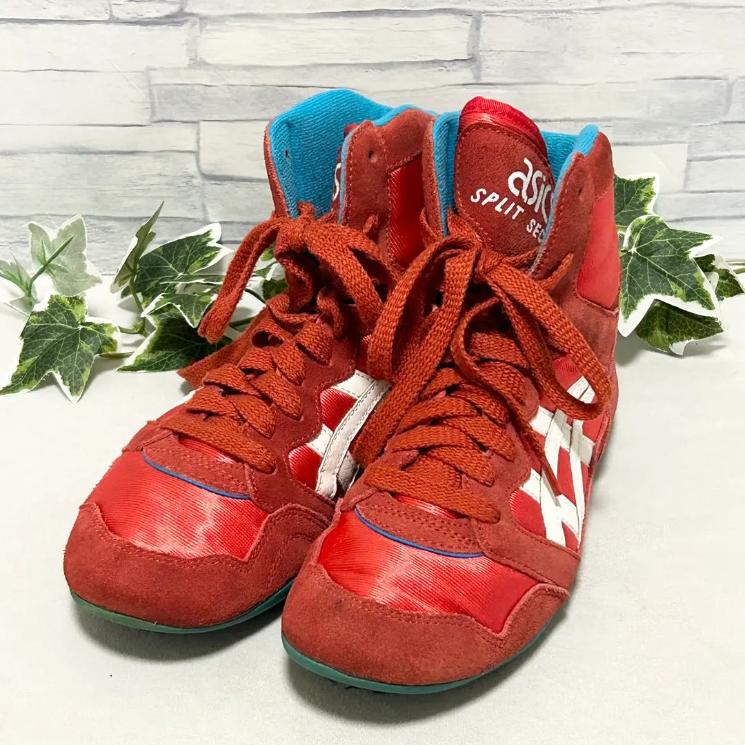 廃盤品 デッドストック タグ付き asics TWR323 レスリングSS