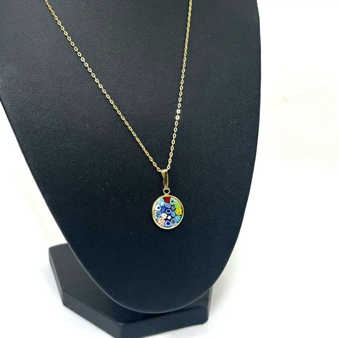 Thumbnail of Venetian Glass Pendant, Made in Italy, "ITALY" Engraved