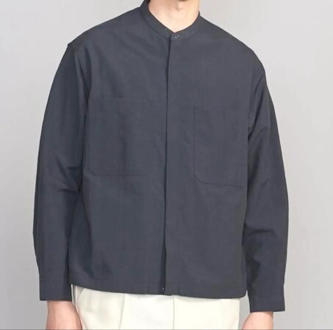 Thumbnail of UNITED ARROWS BY Nylon Band Collar Shirt Blouson