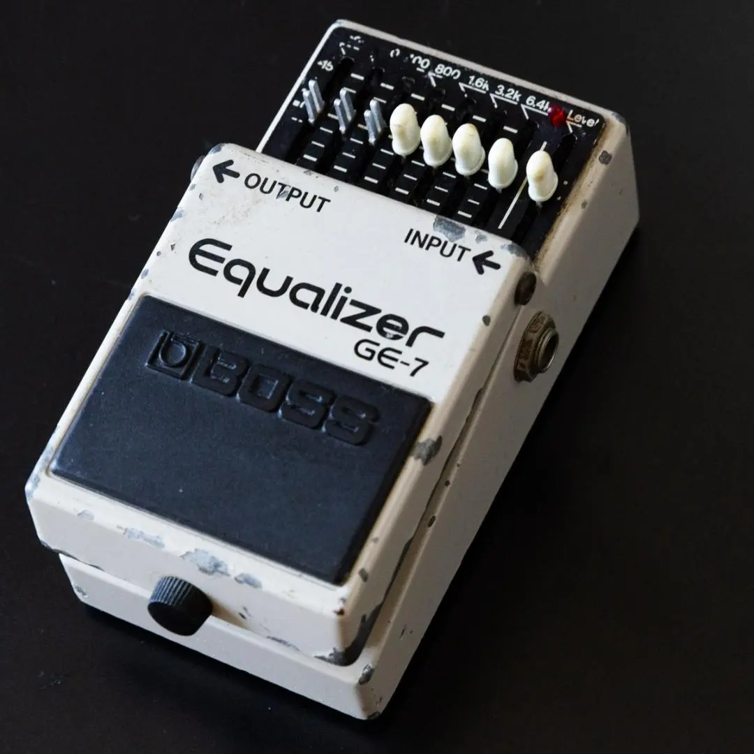 日本製　BOSS ベースエフェクター GE-7B 美品　本体のみ Boss GE-7B Bass Equalizer Japan Black Label Guitar Effect