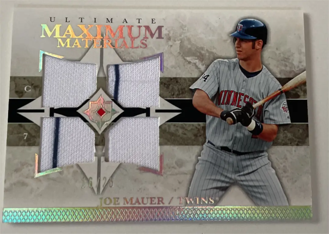 Men's Minnesota Twins Joe Mauer Nike White 2024 Baseball
