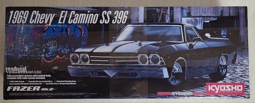 HPIレーシング❗️ シボレーエルカミノSSボディー #7177 サベージ 1/10 EP 4WD フェーザーMk2 FZ02L レディセット 1969 シボレー