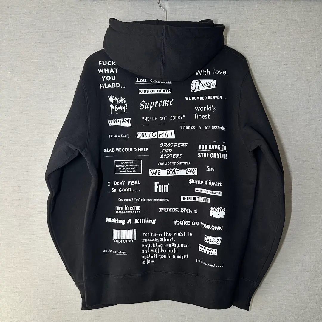 2025年最新】supreme stop crying hooded sweatshirtの人気