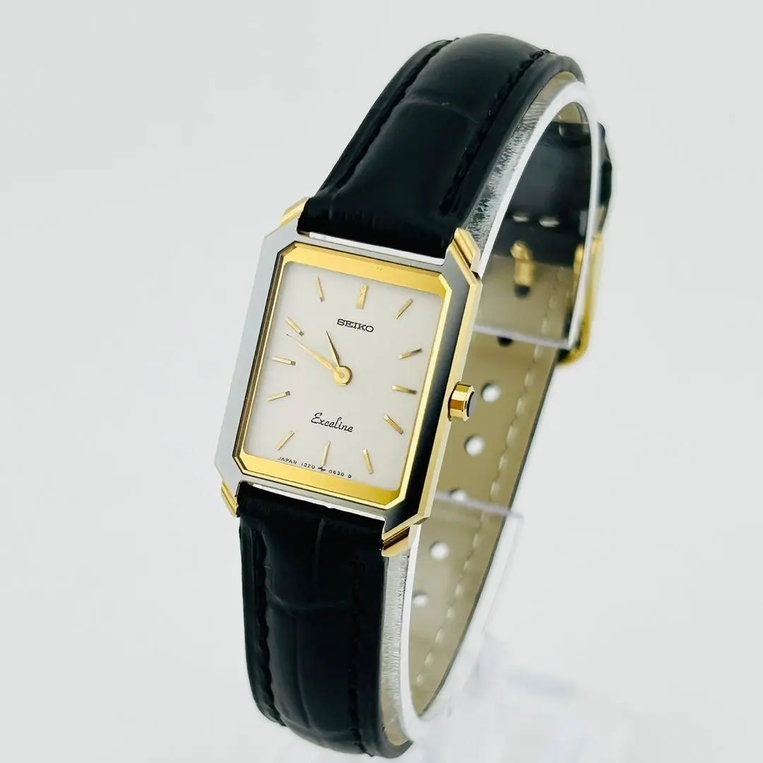 Thumbnail of 【Excellent Condition/Rare/Battery Replaced】SEIKO EXCELINE Wristwatch Quartz Combination