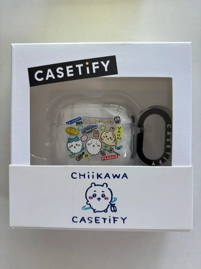 ちいかわ CACETiFY ワイヤレス イヤホン ポーチ　ちいかわパスポート ちいかわ CASETiFY ワイヤレスイヤホンポーチ ケースティファイ