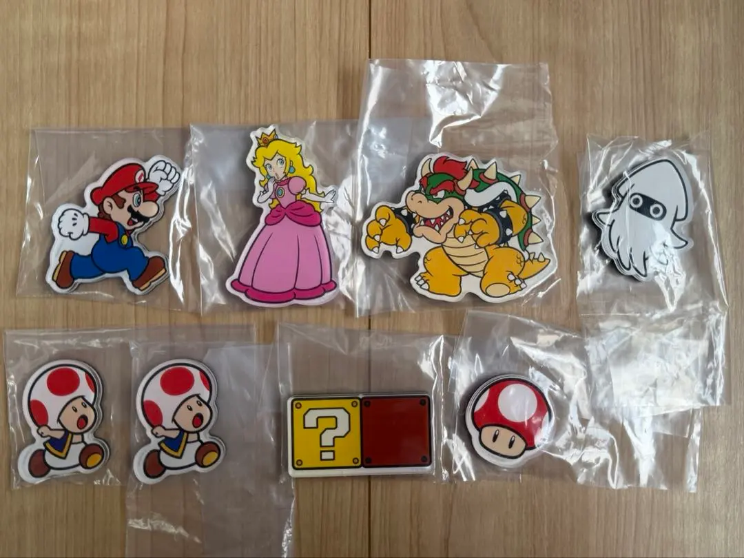 超级马力欧 角色磁铁 7种8个一套 的縮圖