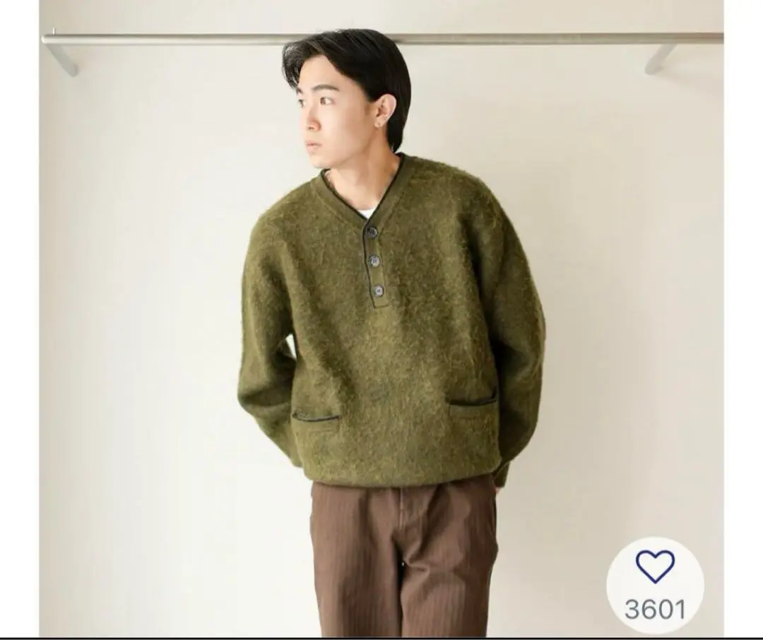 【入手困難】bonbonstore BUTTBILL ヘンリーネック セーター bonbon store ボンボンストア ヘンリーネックセーターBUTTBILL