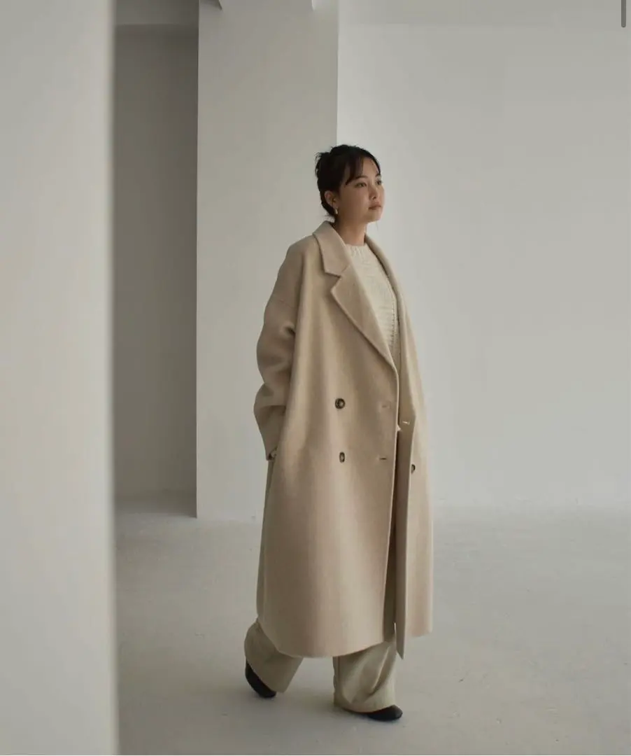 Thumbnail of Shaggy Wool Overcoat Ivory