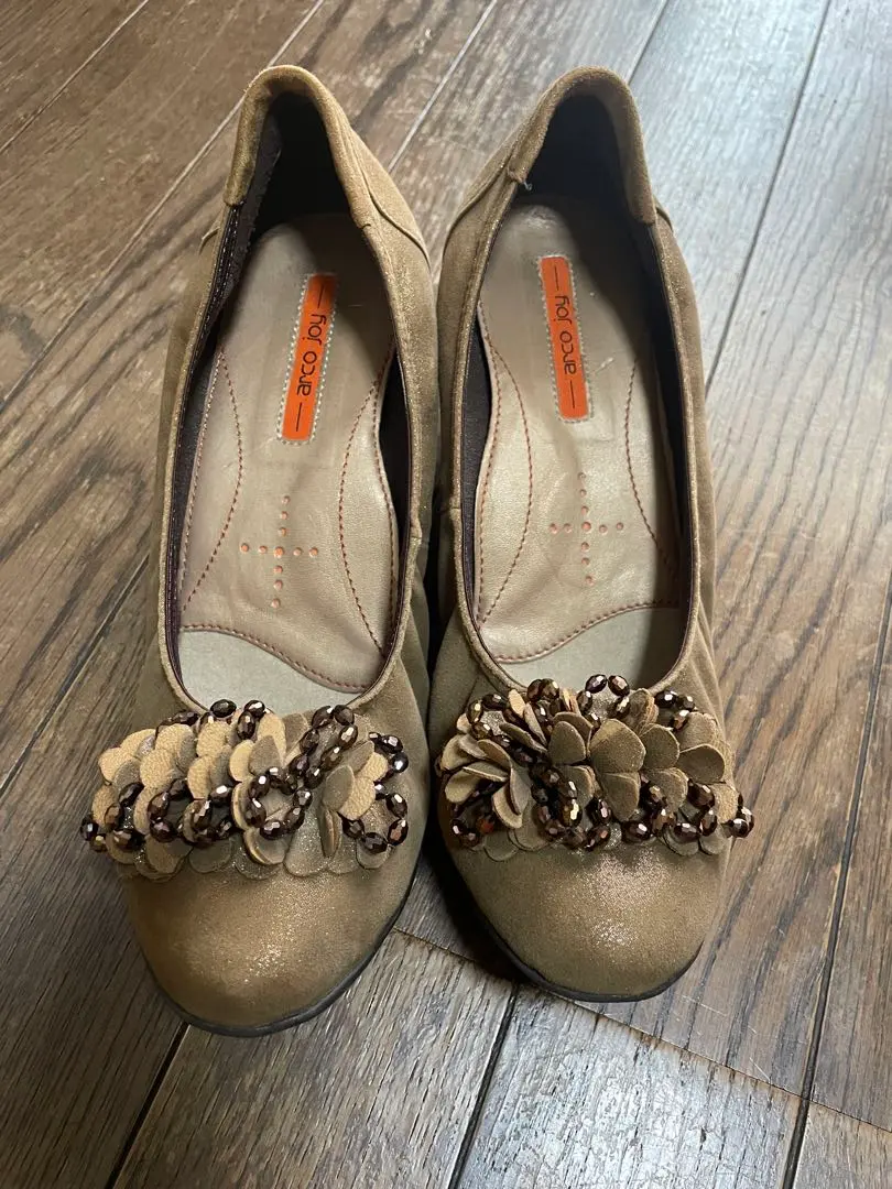 寶石麂皮絨楔形高跟鞋 的縮圖