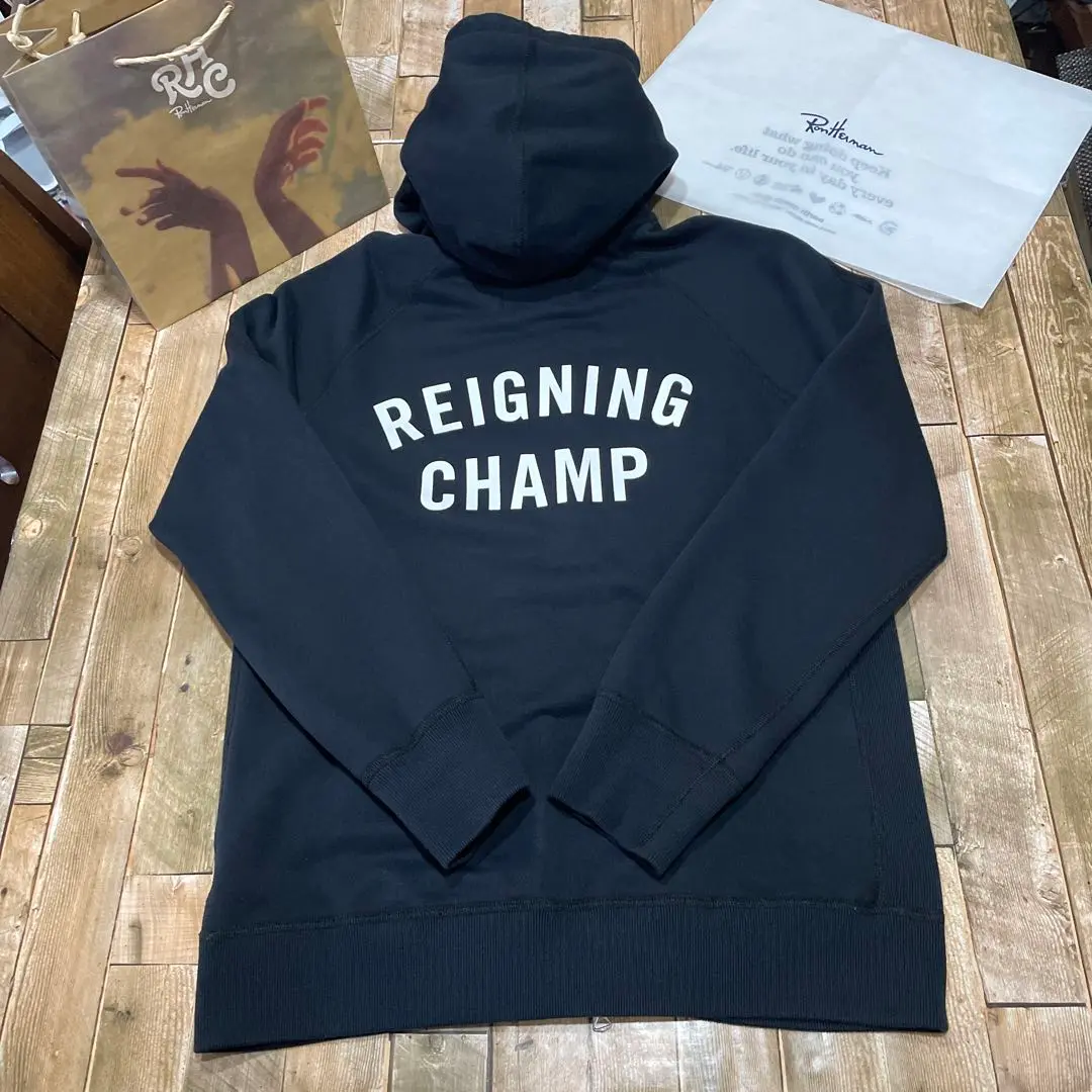 Rainingchamp　レイニングチャンプ　ジップアップ　パーカー　ブラック REIGNING CHAMP CUFFED SWEATPANT BLACK レイニングチャンプ