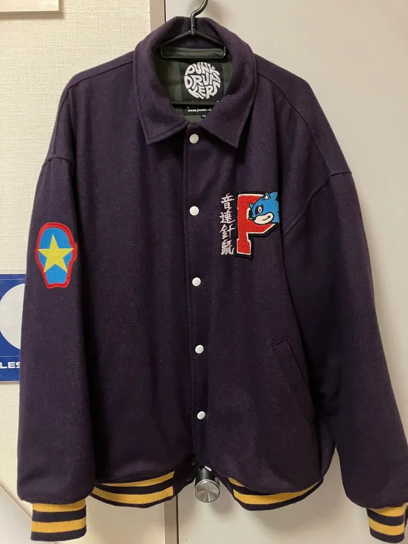 【値下げ】（移染あり）パンクドランカーズ　25周年スタジャン 2025年最新】PUNK DRUNKERS スタジャンの人気アイテム - メルカリ