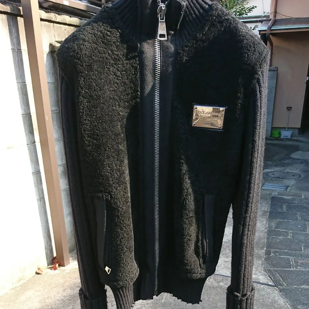 【希少】ドルチェアンドガッバーナ　リアルファー　　ウールコート　38 2025年最新】D&G ／ Dolce＆Gabbana レディース 毛皮・ファー
