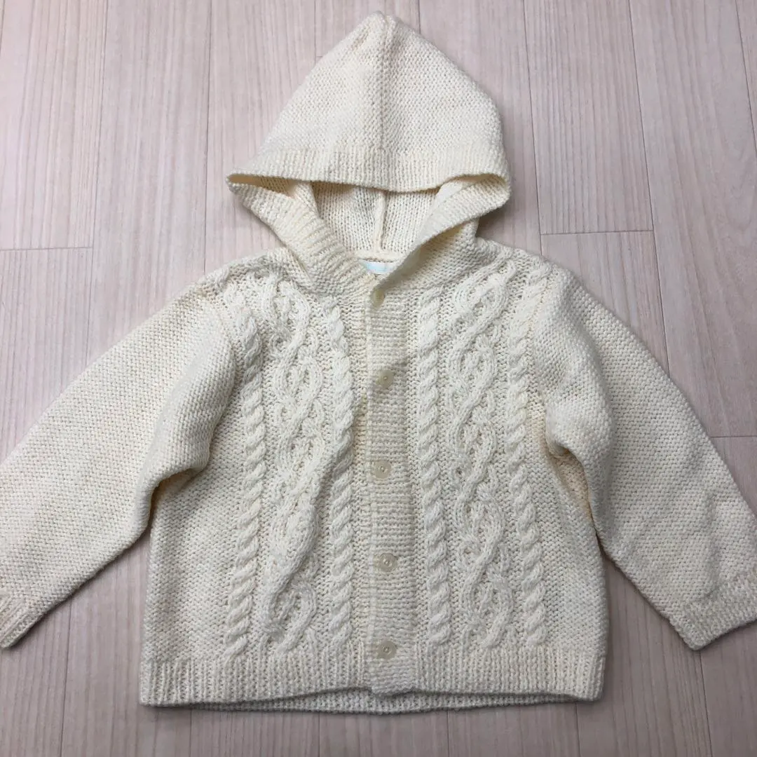 Thumbnail of Excellent Condition BeBe Hooded Knit Cardigan 90