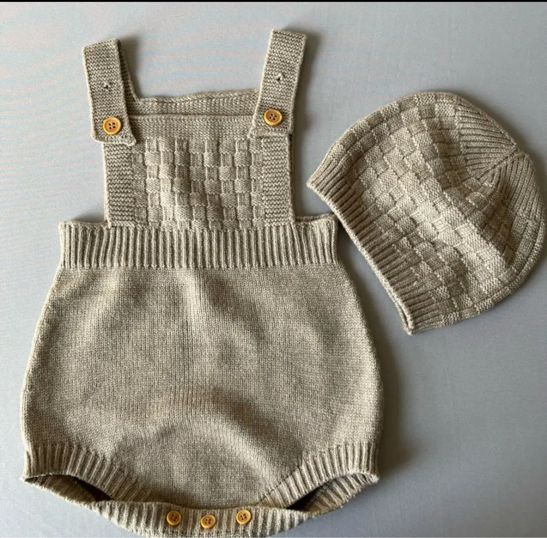 Thumbnail of SHEIN Yarn Hat & Romper Set 9-12m 70cm
