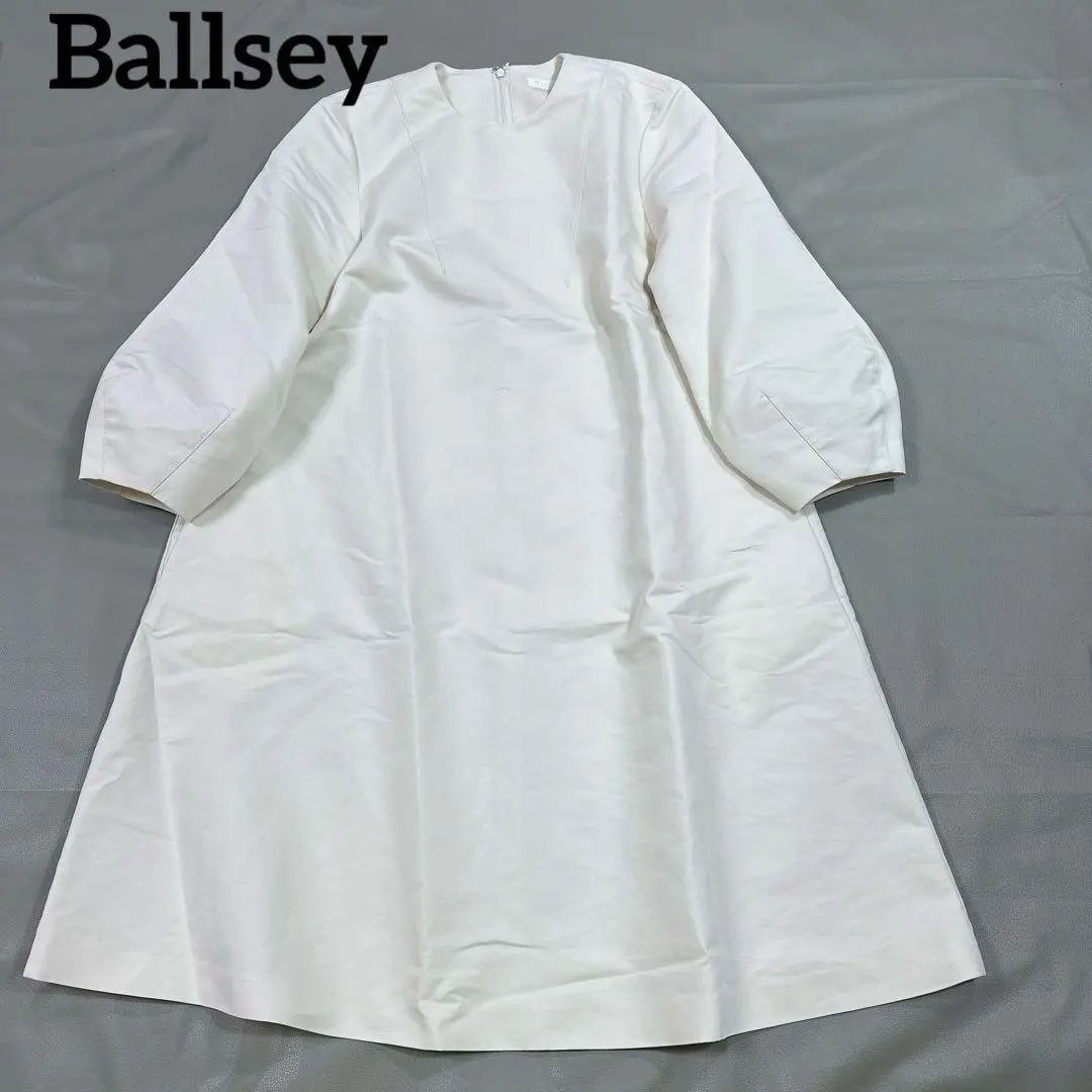 Thumbnail of Ballsey Tomorrowland High Count Double Cloth A-Line Dress